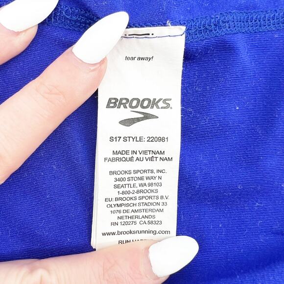 Brooks Purple Scoop Neck Workout Tank M - Picture 5 of 5